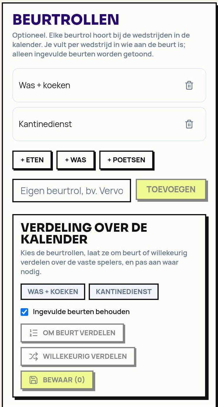 Schermbeeld: Beurtrol